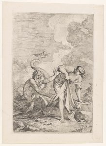 Scylla flykter fra Glaucus av Salvator Rosa