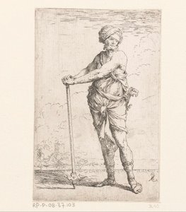 Soldat med kamphammer Små figurer (serietittel) Figur (serietittel) av Salvator Rosa