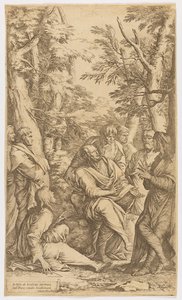 Akademiet til Platon av Salvator Rosa