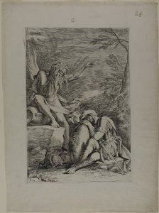 Drømmen om Aeneas av Salvator Rosa