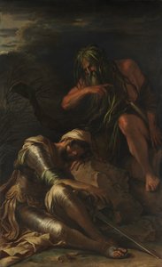 Drømmen om Aeneas, 1660-65. av Salvator Rosa