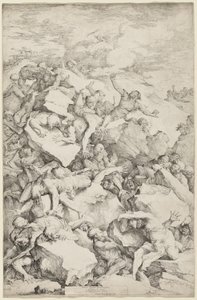 Kjempenes fall av Salvator Rosa