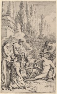 Geniet til Salvator Rosa av Salvator Rosa