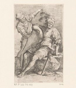 To soldater Små figurer (serietittel) Figur (serietittel) av Salvator Rosa