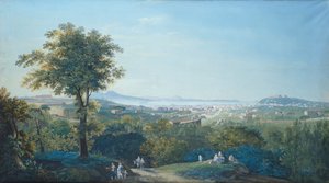 Napoli fra Capodimonte Scudillo (akvarell)