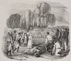 Napoleon Bonapartes begravelse på St Helena-øya, 9. mai