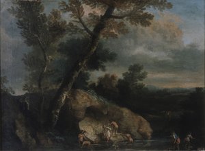 Sjølandskap med røvere