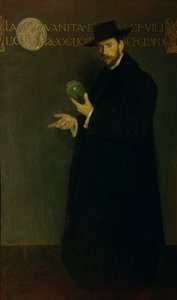 Portrett av Galileo Chini (1873-1956) (olje på lerret) av Salvino Tofanari