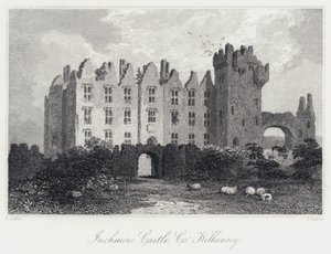 Inchmore Castle, Co Kilkenny (gravering) av Samuel (after) Austin