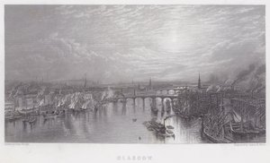 Glasgow (gravering) av Samuel (after) Bough