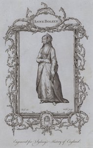 Anne Boleyn (gravering) av Samuel (after) Wale