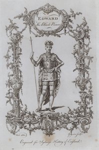 Edward den svarte prinsen (gravering) av Samuel (after) Wale