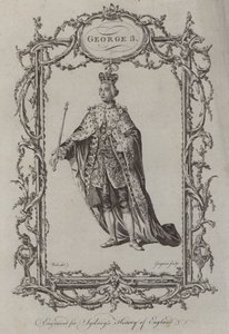 George 3 (gravering) av Samuel (after) Wale