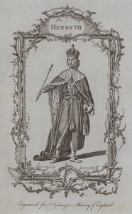 Henry VII (gravering) av Samuel (after) Wale
