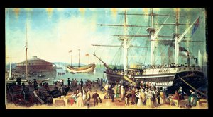 Bay og havn i New York av Samuel Bell Waugh