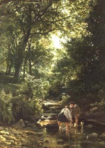Barn i strømmen av Samuel Bough