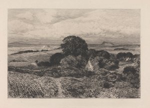 Fjern utsikt over Edinburgh av Samuel Bough