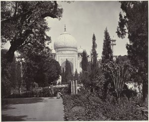 Utsikt over Taj Mahal og dens hage The Taj, from the Garden (original tittel) The Taj (tittel på objekt)