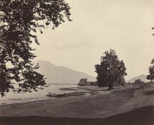 Kashmir-scene av Samuel Bourne