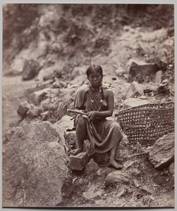 Lepcha Woman (nummer 1908) av Samuel Bourne