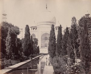 Simla og Taj Mahal av Samuel Bourne