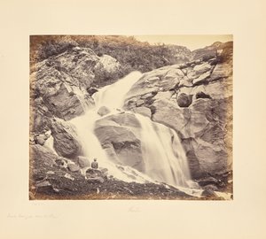 Liten foss ovenfor Prini, Kulu av Samuel Bourne
