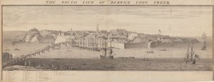 Den sørlige utsikten over Berwick Upon Tweed