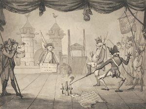 En amfiteatralsk versjon av Bastillefallet