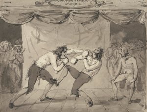 Høflig underholdning av brutte dyr på Lyceum av Samuel Collings