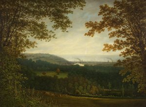 Utsikt over Bristol fra Ashton Park av Samuel Colman