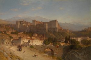The Hill of the Alhambra, Granada, 1865.
