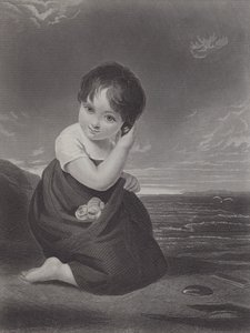 En melding fra havet (gravering) av Samuel Cousins