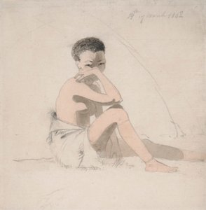 Korah jente sitter av Samuel Daniell