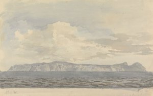 Fjern utsikt over en øy av Samuel Davis