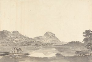Figurer ved en innsjø av Samuel Davis