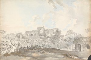 Den gamle moskeen ved Rajmahal [Rajmahal] av Samuel Davis