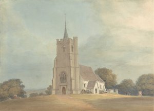 Kirken i Knebworth Park av Samuel Davis