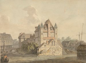 Enden på Ruin'd Bridge i Rouen av Samuel Davis