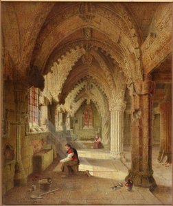 Rosslyn kapell, ca. 1852 av Samuel Dukinfield Swarbreck