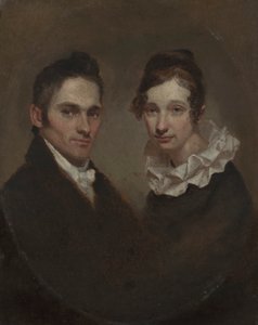 Pastor Hiram Bingham og Sybil Moseley Bingham (1789 av Samuel Finley Breese Morse