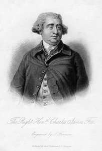 Charles James Fox 1749-1806, whig statsmann, 1800-tallet.