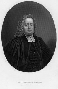 Matthew Henry 1662-1714, engelsk bibelkommentator og prest, 1800-tallet.
