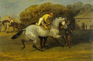 Jockey montering (olje på lerret) av Samuel Henry Alken