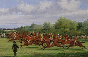Starten på 1862-derbyet, 1862 (se 451913 for par) av Samuel Henry Alken