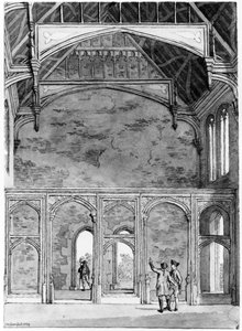 South West End of Great Hall at Eltham, 1779