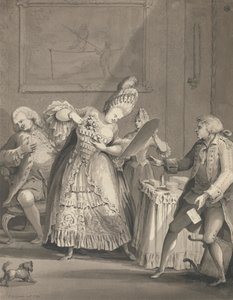 Den engelske damen i Paris av Samuel Hieronymus Grimm