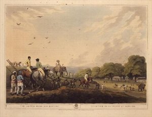 The Return From Hog-Hunting, fra "Oriental Field Sports", pub. av Edward Orme