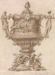 Design for et Jakttrofé eller Loving Cup av Samuel Howitt