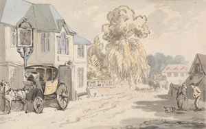 Ryttere utenfor et vertshus av Samuel Howitt