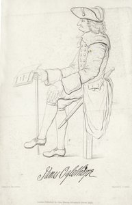 Portrett av James Oglethorpe av Samuel Ireland
